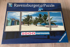 1000 Teile Triptychon Puzzle - Insel Saona, Karibik - Ravensburger - NEU & OVP