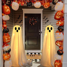 2 x Weihnachten Niedliche Geister Für Vorgarten Terrasse Rasen Garten Partydekor