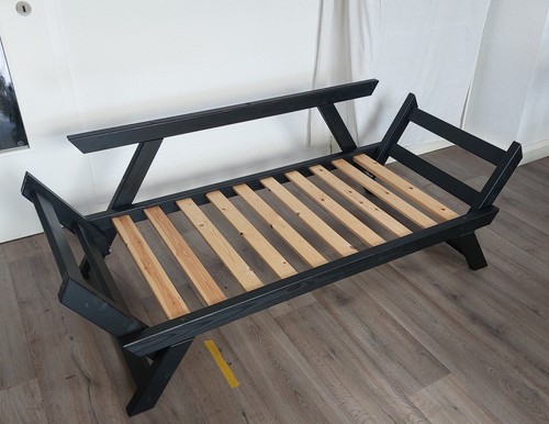 Sofa schlafsofa schwarz holz - sofa,