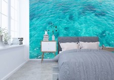 3D Blau Wasser Muster Q2700