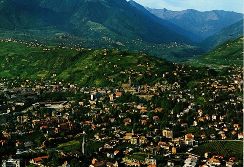 Alte postkarte meran - alte,