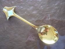 Löffel Silber R&B 1996 Sterling 925 Vogelpaar groß 17,5 cm Robbe & Berking gold