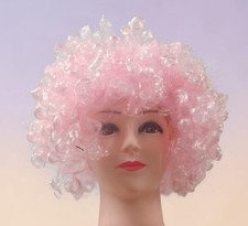 Perücke afro rosa - perücke,