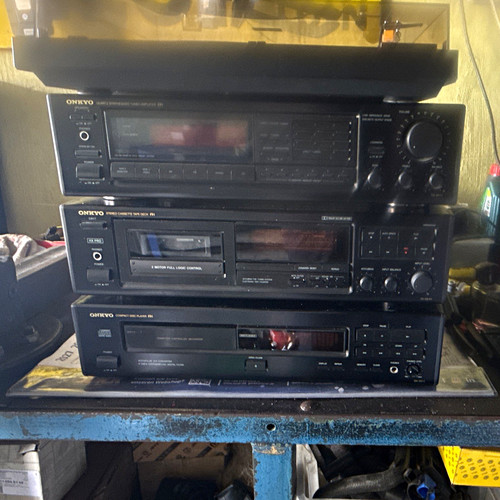 Onkyo hifi system - schwarz, mit