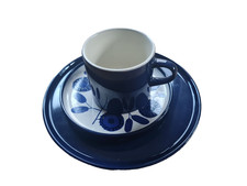 Melitta Stockholm blau ein  Gedeck drei Teile Lieselotte Kanter 1960er