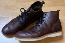 Bull Boxer Boots Herren Gr. 46 Braun Leder Warmfutter Herbst 