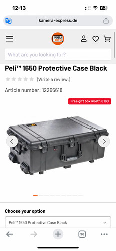 Pelican protective case - , 1650