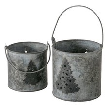 Zink - Windlicht-Set