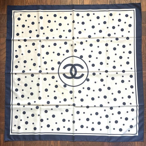 Chanel seidentuch polka - chanel,