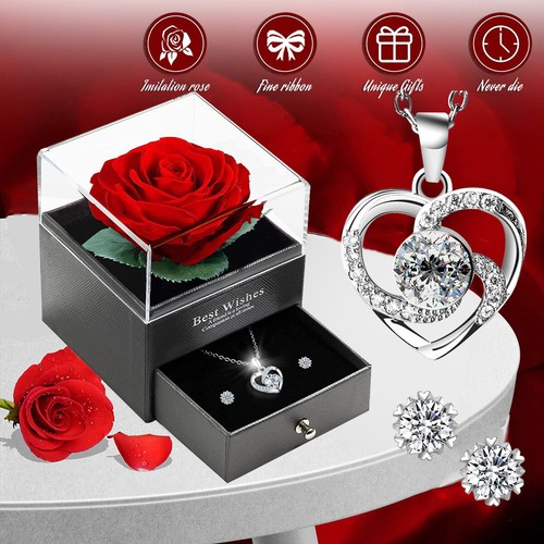 Ewige rose infinity rosen mit - ewige,
