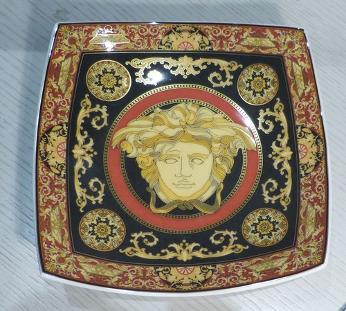Versace medusa red gebogene - medusa,