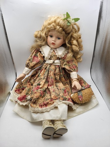 Vintage porzellan sammlerpuppe - vintage,