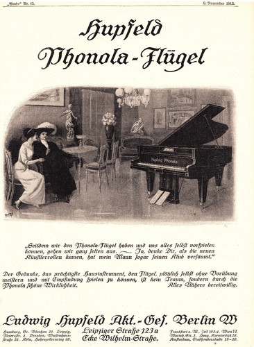Hist werbung für hupfeld - für, "hupfeld