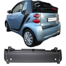 Smart Fortwo Coupe Cabrio 451 Stoßstange hinten schwarz Mittelstück Mitte 07-12