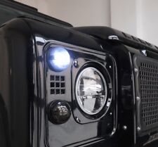 LED TAGFAHRLICHT STANDLICHT SET FÜR LAND ROVER DEFENDER TD4 TD5 VORNE SCHWARZ