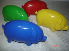 3 Stück Plastik Sparschwein
