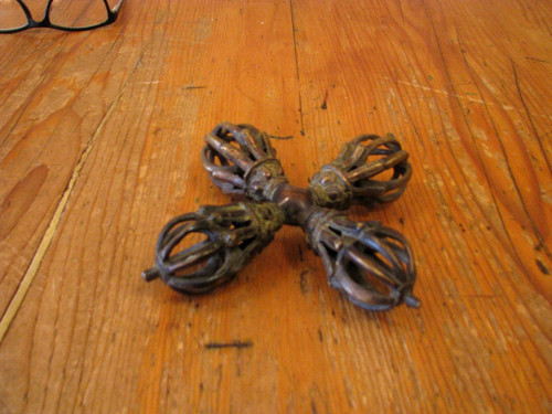 Vajra dorje doppelvajra - vajra, bronze