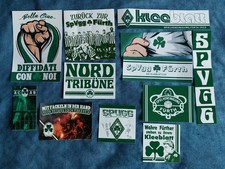12 Aufkleber Sticker Fußball Ultras Fans SpVgg. Greuther Fürth 2.BL Kleeblatt
