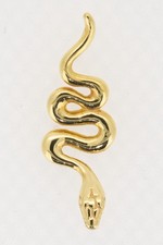 Anhänger Schlange 375/- Gelbgold (9 Karat) 30x10mm
