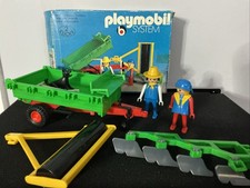 Playmobil Klick 3501 Traktor Anhänger Vintage Set. Gebrauchter Zustand
