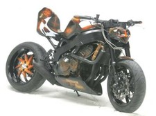 MGM-BIKES  Bugspoiler BS110  universal  für  Streetfighter / Fighter / Umbau