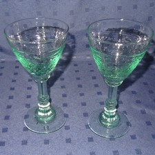 NEUwertig - Hoff Interieur,  4 unbenutzte Weingläser - Vintage Shabby Chic