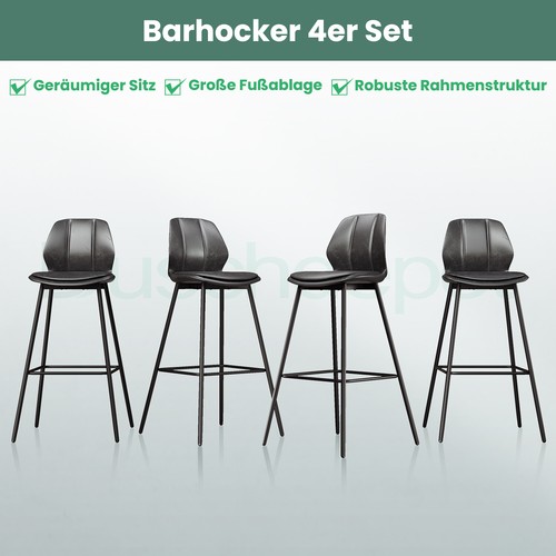 4er bistrohocker set barhocker - 4er,