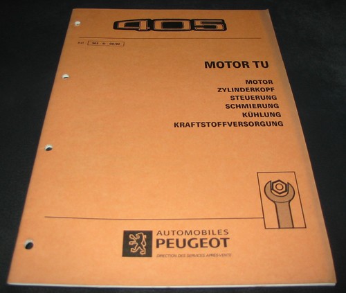 Werkstatthandbuch peugeot 405 - peugeot,