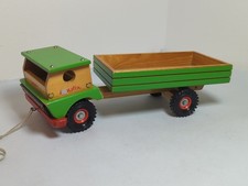 Alt 60/70, BAUFIX riesiger ca.65cm großer Holz LKW Kipper Lastwagen über 4 Kilo