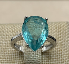 Ring Paraiba Turmalin    925er Silber   Gr. 55