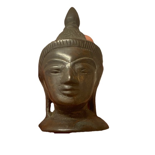 Buddha kopf aus bronze - kopf,