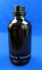 Laborflasche Glas 1L PE Beschichtung Safebreak Merck Laborglas Laborzubehör 