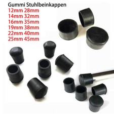 Gummi Stuhlbeinkappen 12~45mm