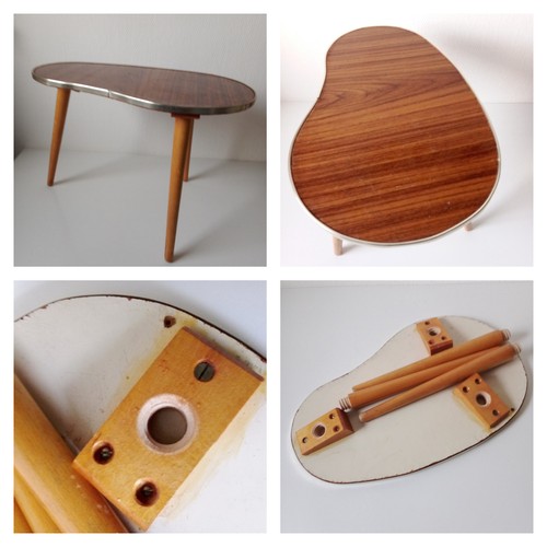 Blumenhocker nierentisch 50s - blumenhocker,