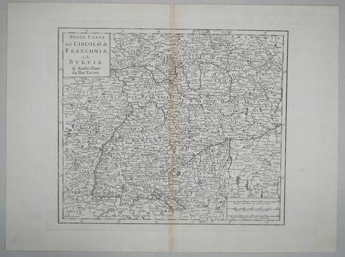 Franken schwaben kupferstich - franken,