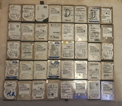 40x stück hdd - 2,5", konvolut