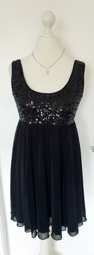 Kleid schwarz pailletten - h&m,
