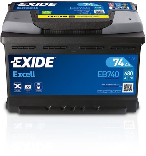 Autobatterie 12v 74ah exide - 74ah,