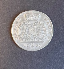 Sachsen 2/3 Taler Silber 1766