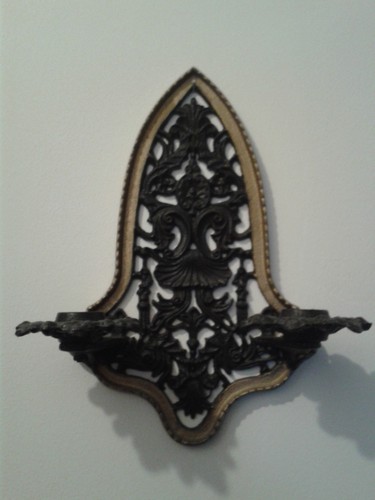Wandkerzenhalter metallguß - wandkerzenhalter,,