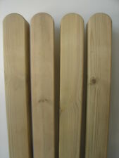 4x Zaunpfosten Holzpfosten Pfosten Fichte KDI Osmo® 90x90x960mm Gartenzaun