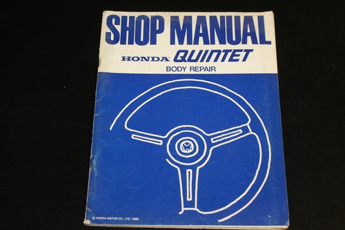 Honda quintet 1982 - 1982, manual