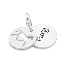 Personalisierter Charm Gravur