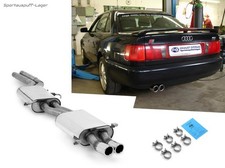 Fox Komplettanlage ab Kat Audi 100, S4, A6 u. S6 quattro Typ C4 2x70mm