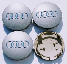 4 AUDI 8T0601170 ORIGINAL Felgendeckel Nabenkappen Nabendeckel