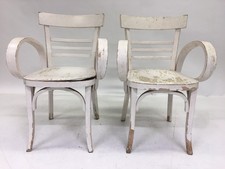 Neuschlosz-Lichtig Holzindustrie AG Ungarn 2 Art Deco Stühle um 1920 J.J.Kohn ?