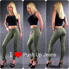 Push Up Damenjeans XS S M L XL