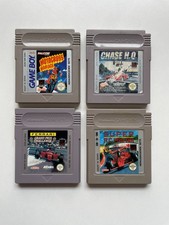 4x GameBoy Spiele Konvolut Motocross Maniacs Super Grand Prix Challenge Chase HQ
