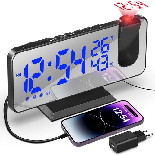Projektionswecker mit usb - projektionswecker,