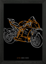 KTM 990 RCR Motorcycle Line